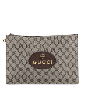 Gucci Neo Vintage Wristlet Pouch Gg #188850G86B